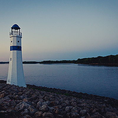 Clinton, IA Missippi River Lighthouse