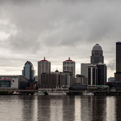 Louisville, KY Skyline - Overcast