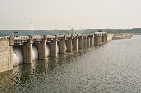 Wolf Creek Dam - Upper Side of Spillway