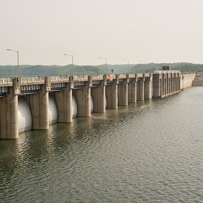 Wolf Creek Dam - Upper Side of Spillway