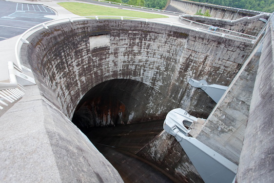 Fontana Dam - Spillway Entrance